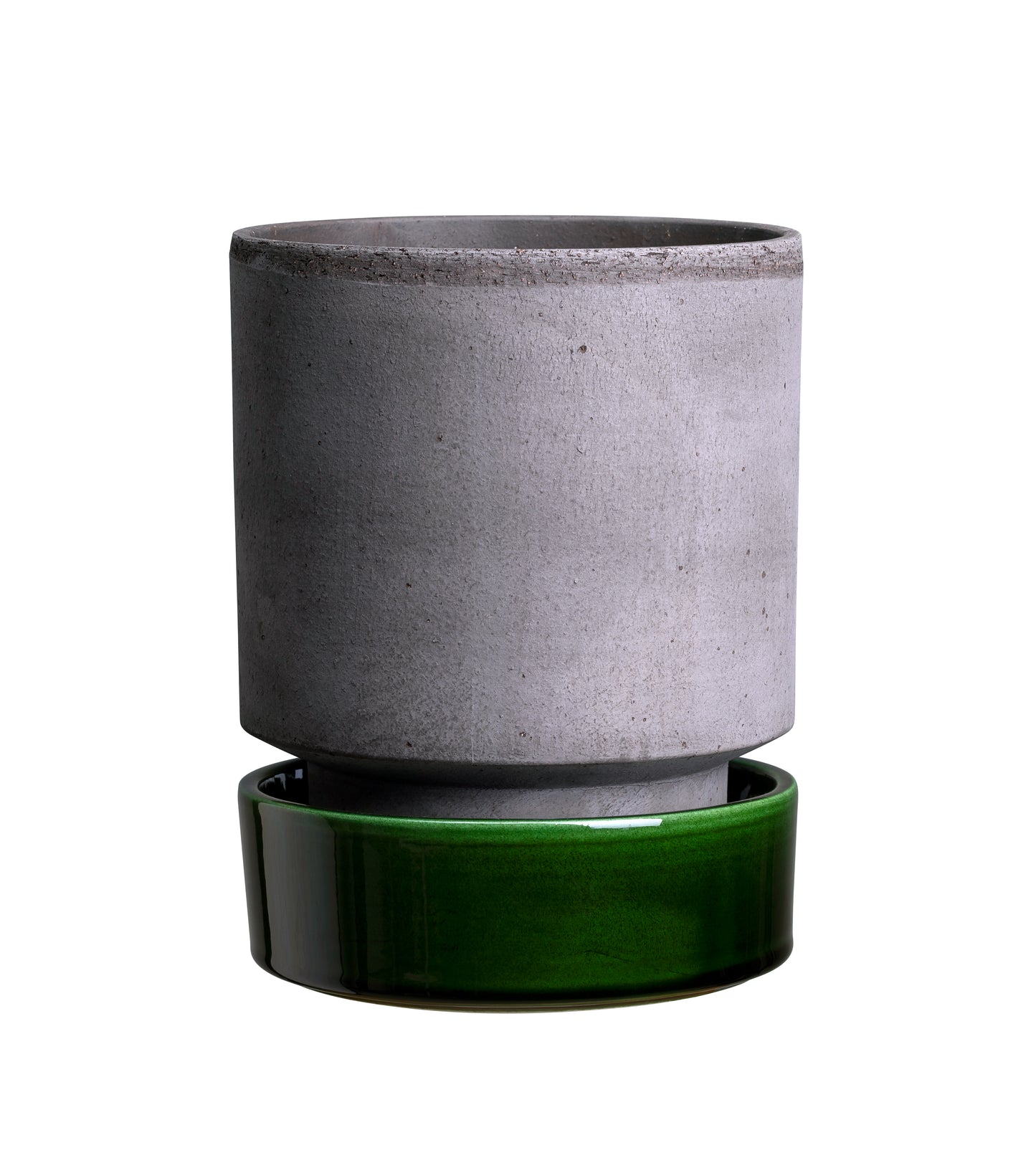 Hoff Glazed Saucer - Emerald Green