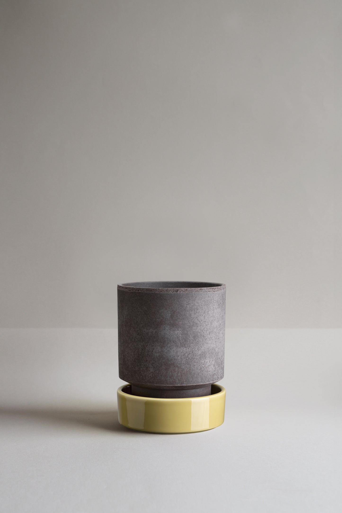 Hoff Glazed Saucer - Pale Yellow