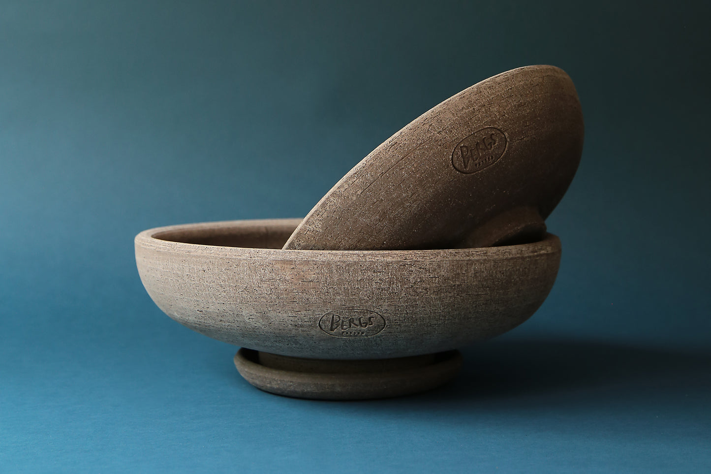 Ada Bowl & Saucer  - Grey