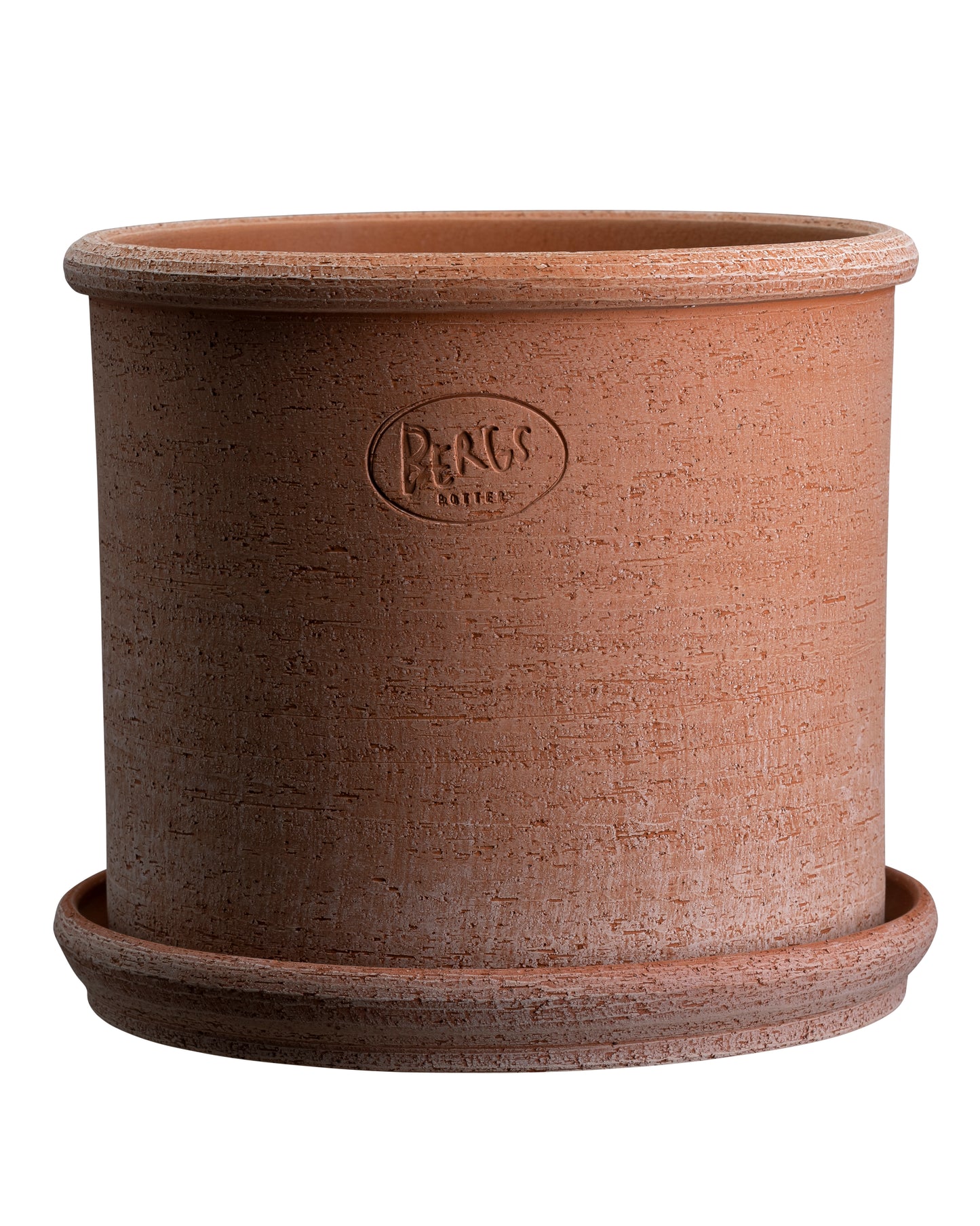 Modena Rustic Pot & Saucer - Rosa
