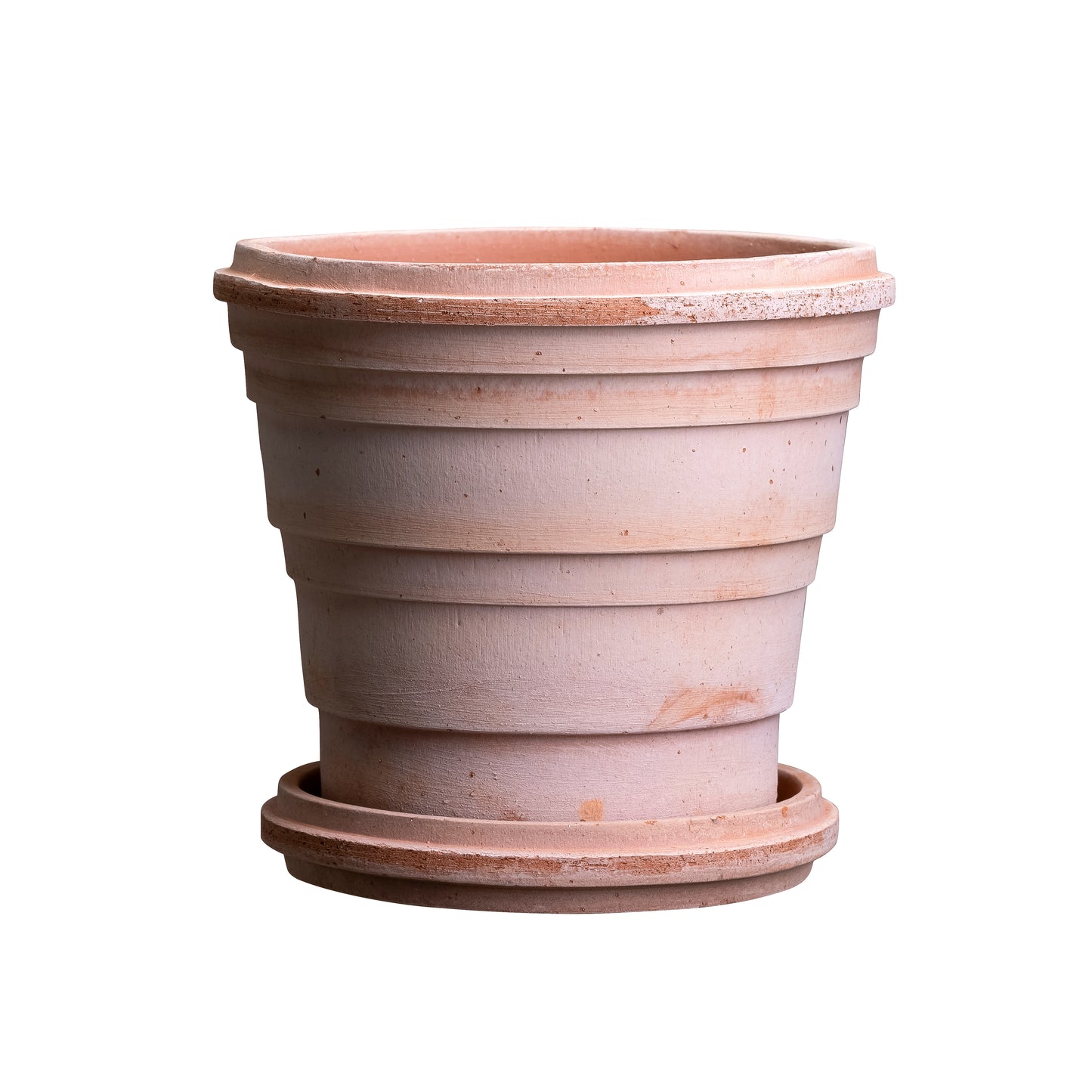 Planets Raw Pot & Saucer - Rosa