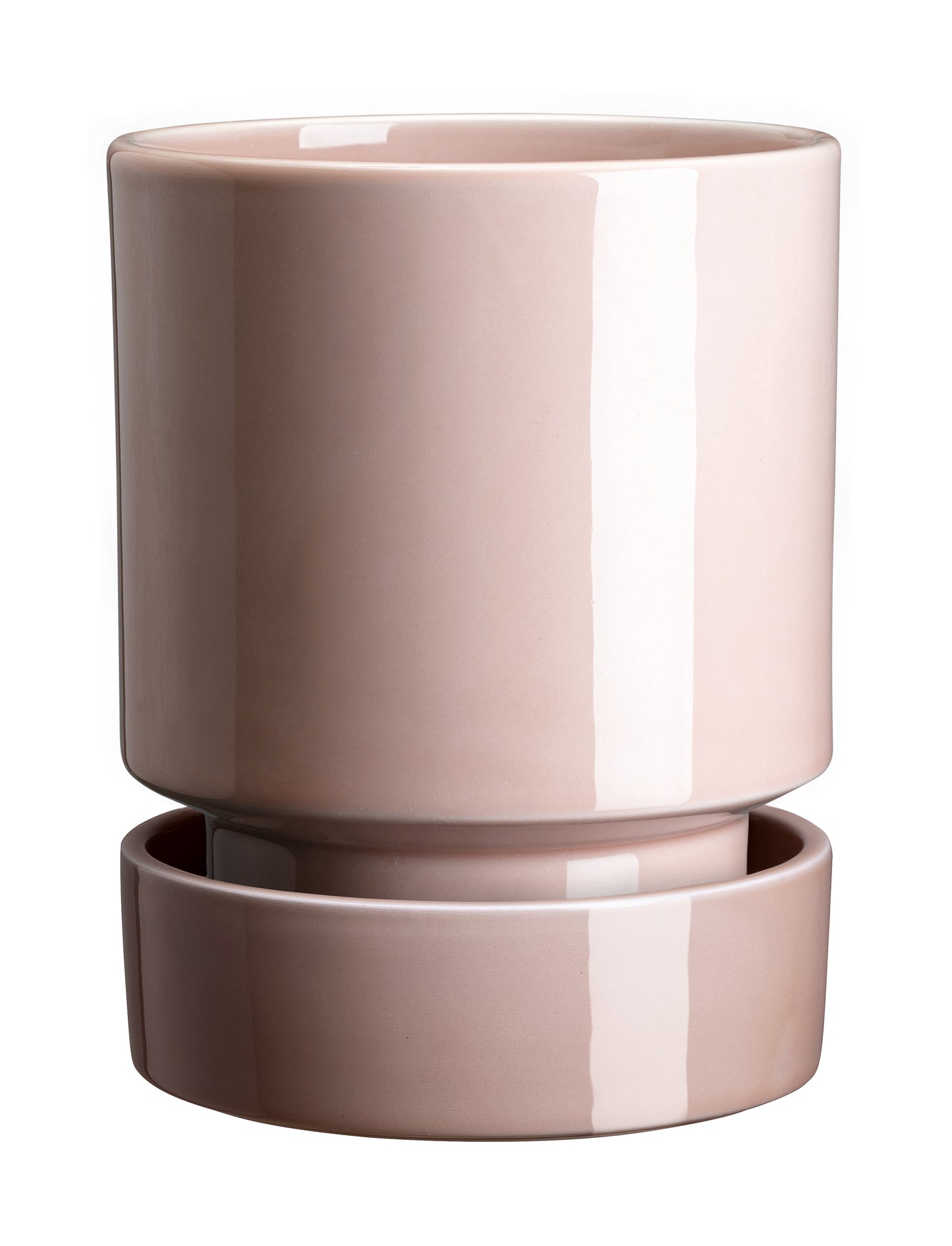 Hoff Glazed Saucer - Rose Quartz